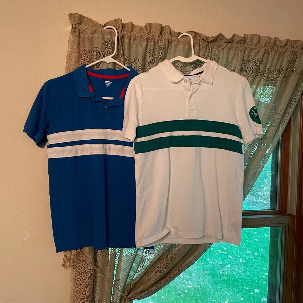 2 Boys Polos Sz XL